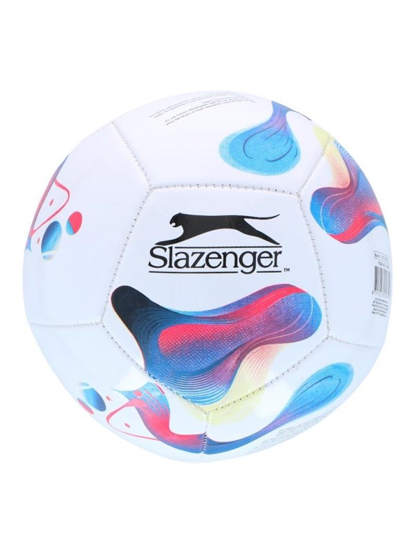 Slazenger - Mini Training Football for Kids 12 Panels Size 2 - White/Blue