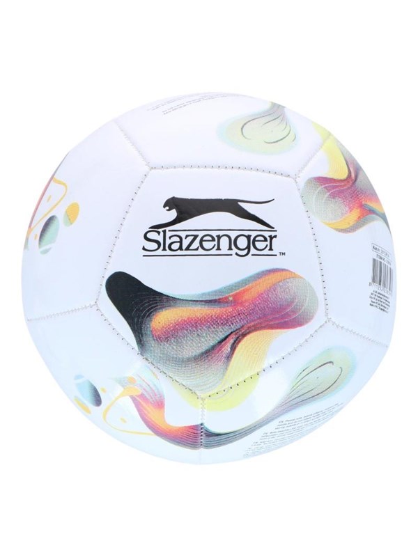 Slazenger - Mini Training Football for Kids 12 Panels Size 2 - White/Yellow