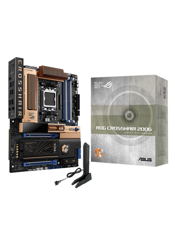 ASUS ROG CROSSHAIR 2006 Emolevy - AMD X870E - AMD AM5 - DDR5 RAM - ATX