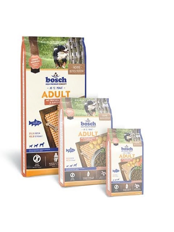 Bosch ADULT WITH FRESH SALMON & POTATO 15kg