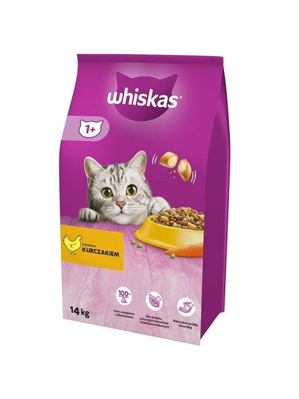 Whiskas Dry cat food Adult - Chicken - 14kg