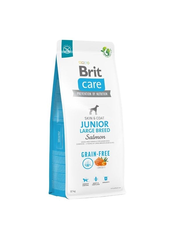 Brit Care Junior Large Breed Salmon - dry dog food - 12 kg