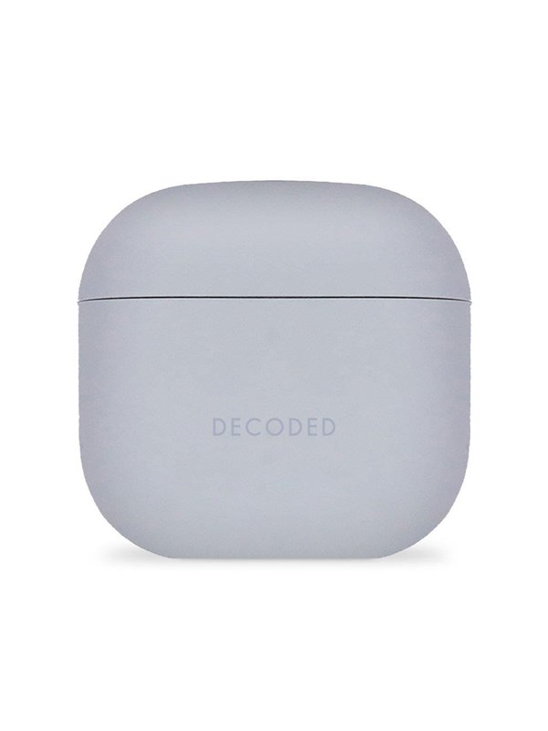 Decoded Silicone Aircase - silikoni suojakotelo AirPods 4th gen (savi)