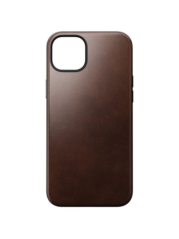 Nomad Modern Leather Case - iPhone 15 Plus | Brown | Horween
