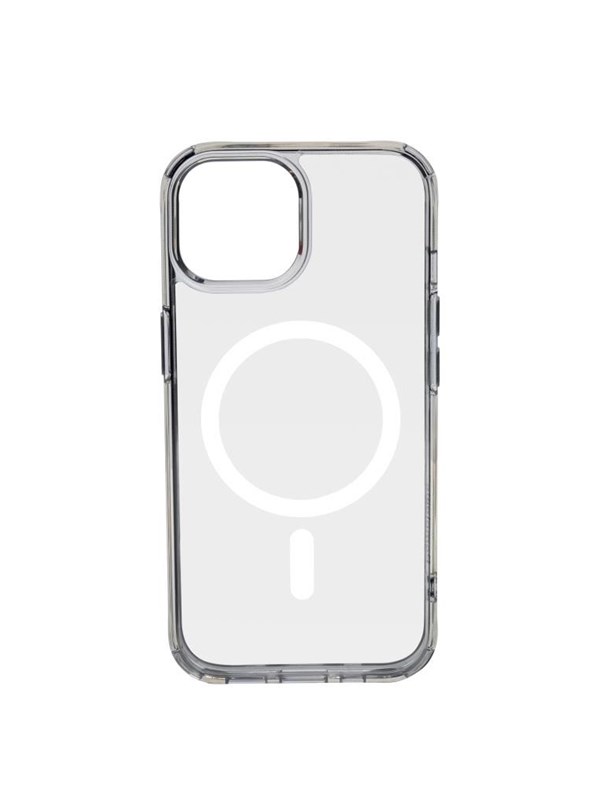 Pomologic Covercase Rugged for iPhone 15 Clear W/Magsafe