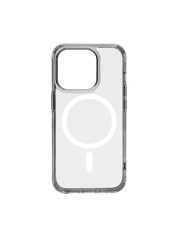 Pomologic Covercase Rugged for iPhone 15 Pro Clear W/Magsafe