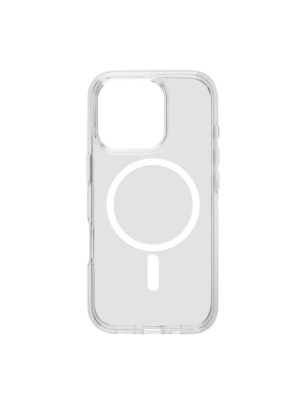 Pomologic Covercase Rugged for iPhone 16 Pro Clear W/Magsafe