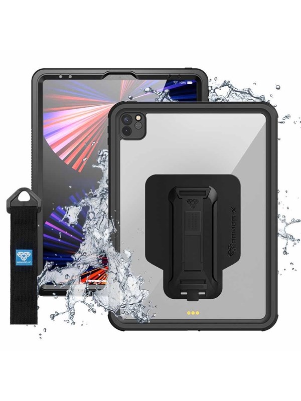 Armor-X Waterproof case for iPad Pro 12.9 2021/2022 Black/Clear