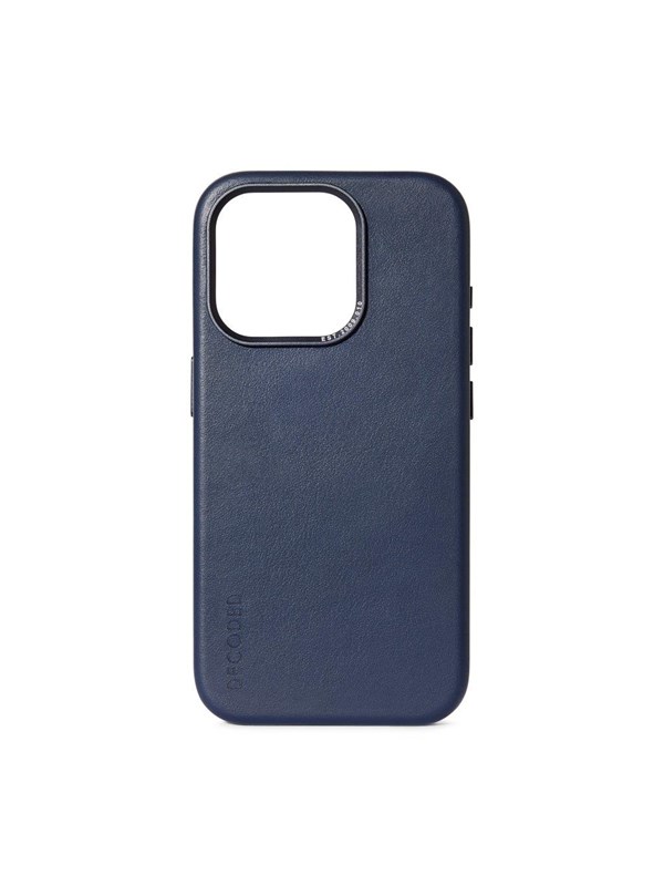 Decoded Leather Backcover for iPhone 15 Plus True Navy