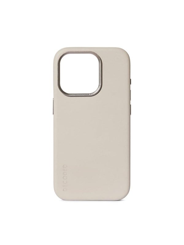 Decoded Leather Backcover for iPhone 15 Pro Max Clay