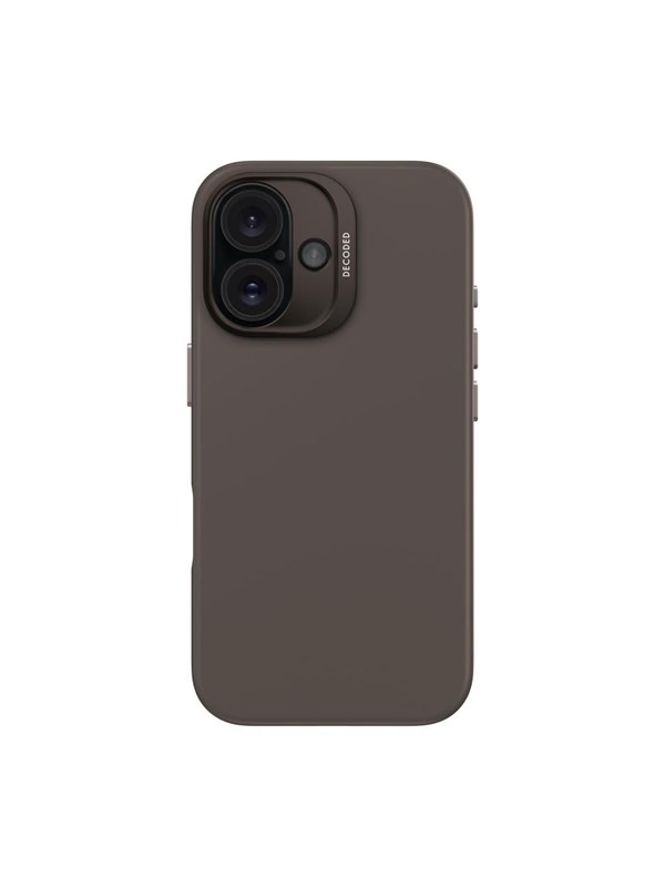 Decoded AntiMicrobial Silicone Backcover for iPhone 16 Phantom (Black)