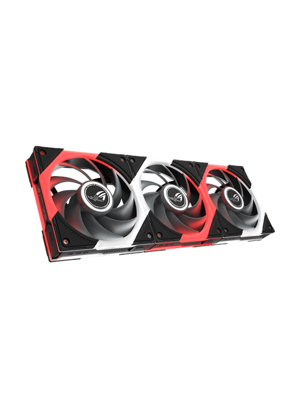 ASUS ROG EURUX GR120 ARGB Black Reverse (3-pack) - Kotelotuuletin - 120mm - Musta RGB LED valolla - 32 dBA