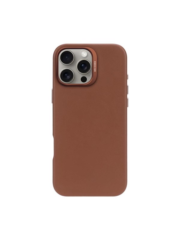 Decoded Leather Backcover for iPhone 16 Pro Max Tan