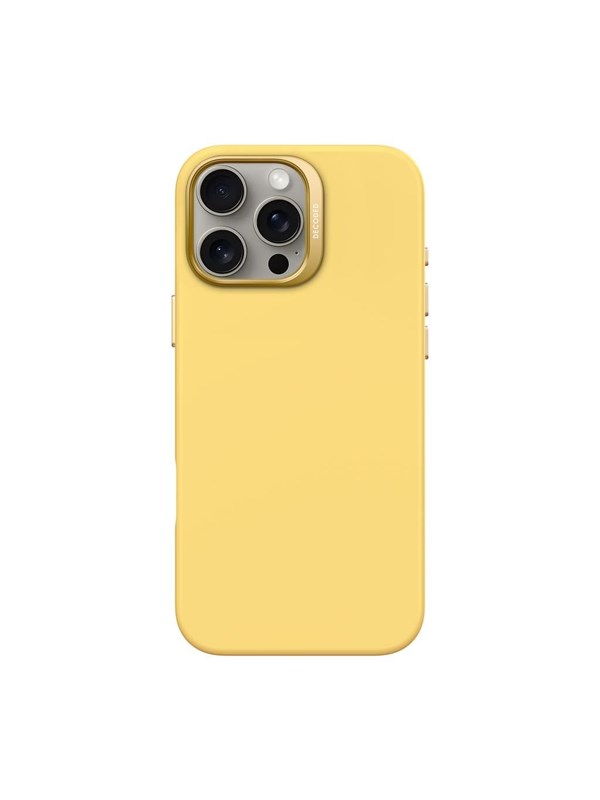 Decoded AntiMicrobial Silicone Backcover for iPhone 16 Pro Max Popcorn (light Ye