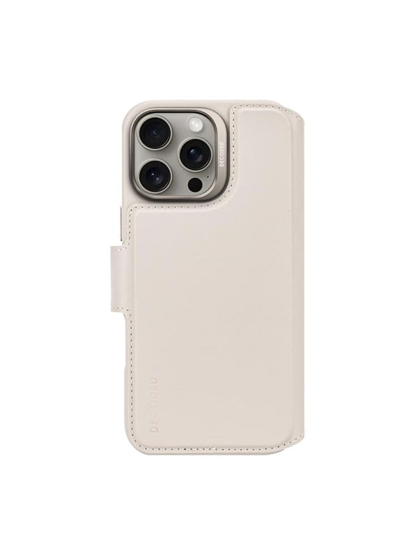 Decoded Leather Detachable Wallet for iPhone 16 Pro Max Clay
