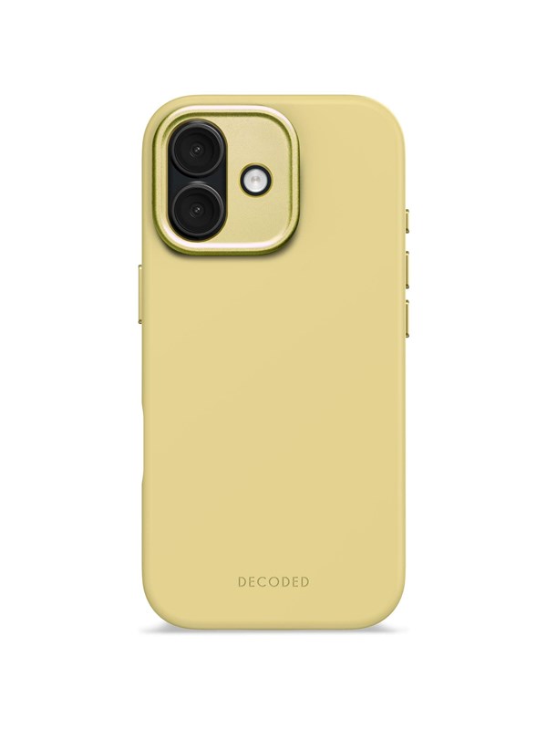 Decoded AntiMicrobial Silicone Backcover for iPhone 17 - Yuma Yellow