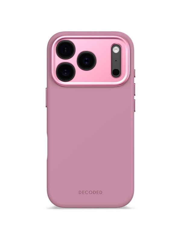 Decoded - AntiMicrobial Silicone Backcover for iPhone 17 Pro - Rosette