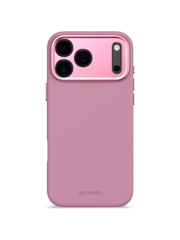 Decoded - AntiMicrobial Silicone Backcover for iPhone 17 Pro Max - Rosette