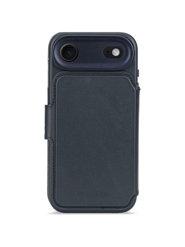 Decoded - Leather Detachable Wallet for iPhone 17 Air - Navy Shadow