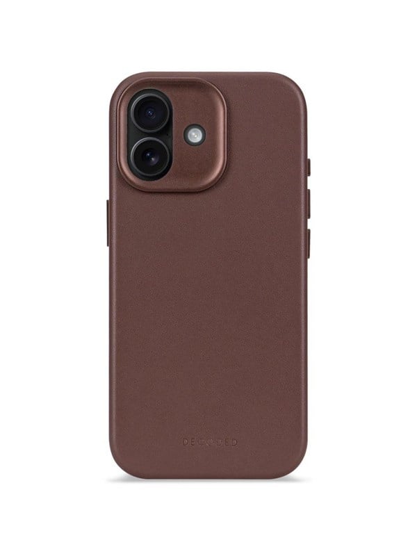 Decoded - Leather Backcover for iPhone 17 - Chocolat brown