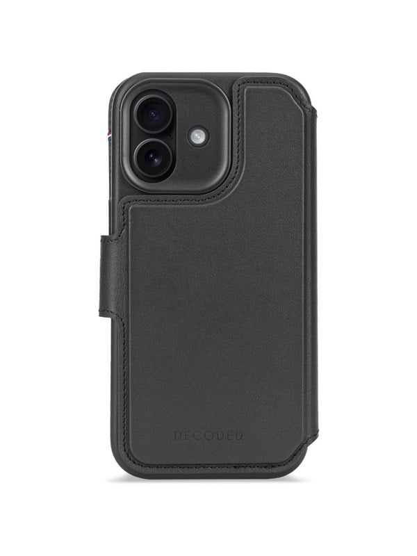 Decoded - Leather Detachable Wallet for iPhone 17 - Black