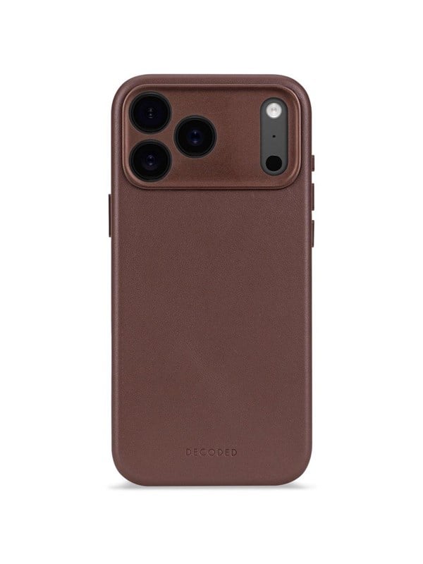 Decoded - Leather Backcover for iPhone 17 Pro - Chocolat Brown