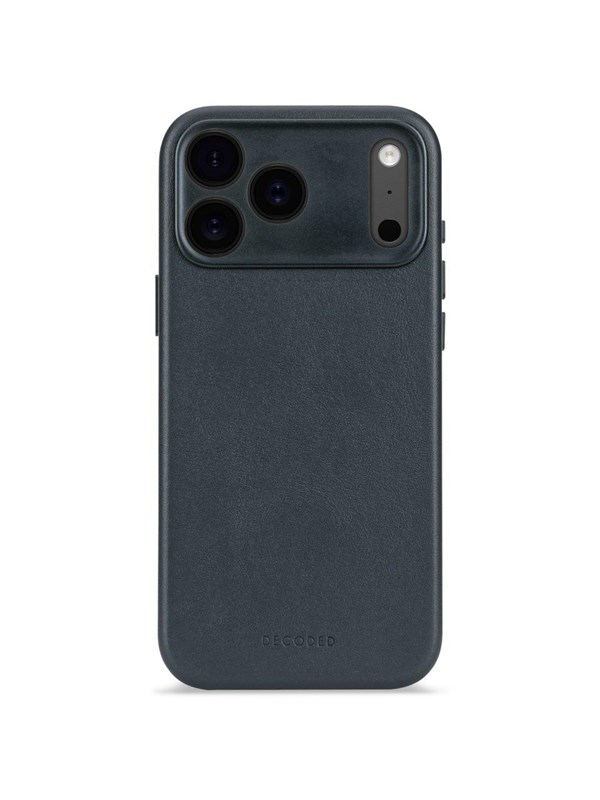Decoded - Leather Backcover for iPhone 17 Pro - Navy Shadow