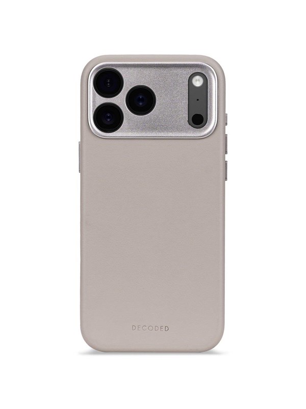 Decoded - Leather Backcover for iPhone 17 Pro - Solid Clay