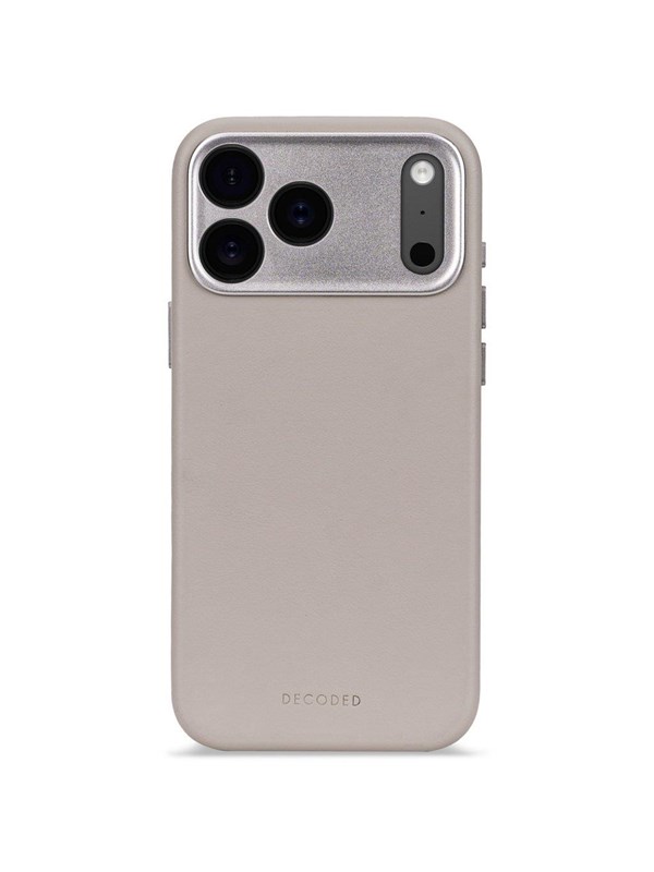 Decoded - Leather Backcover for iPhone 17 Pro Max - Solid Clay