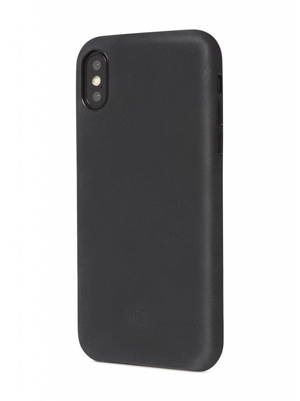 Decoded - Leather Back Cover for iPhone Xs Max Black