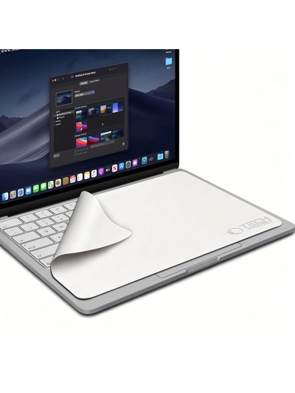 Tech-Protect Polishing Microfiber Cloth for Laptop Laptop 15 - 16" - Grey