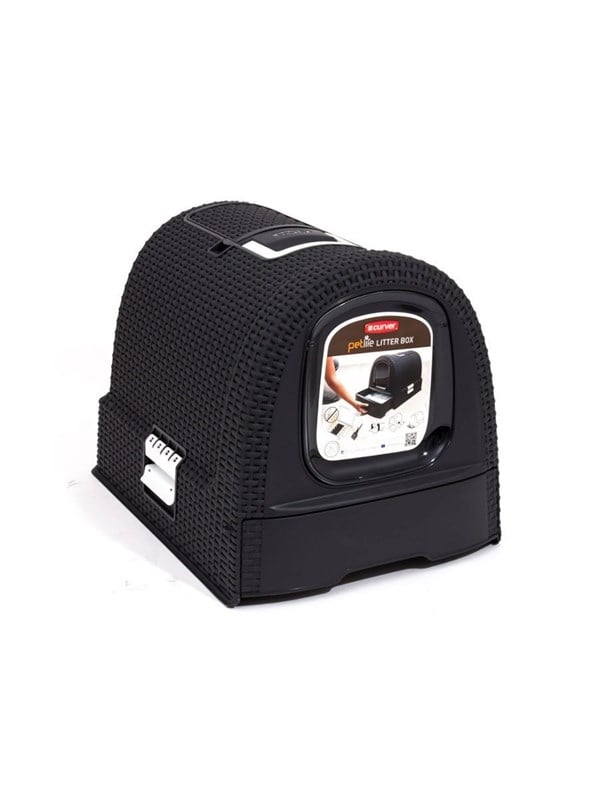 Curver cat litter box - black