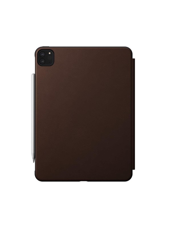 Nomad - Modern Leather Folio - iPad Pro 11 (3rd Gen) | Rustic Brown | Leat