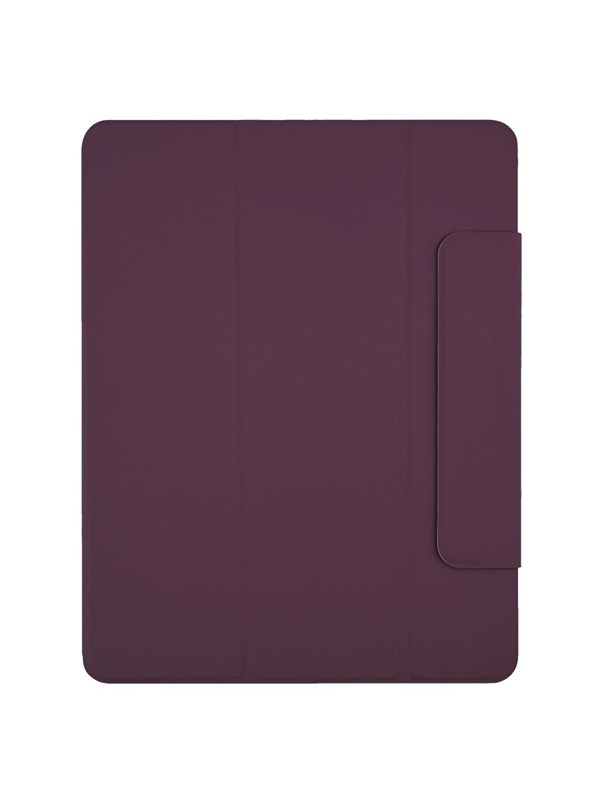 Pomologic BookCover w Mag iPad Air 13 M2/M3/M4 Burgundy