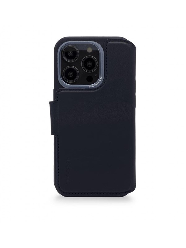 Decoded Leather Detachable Wallet for iPhone 14 Pro Max Navy