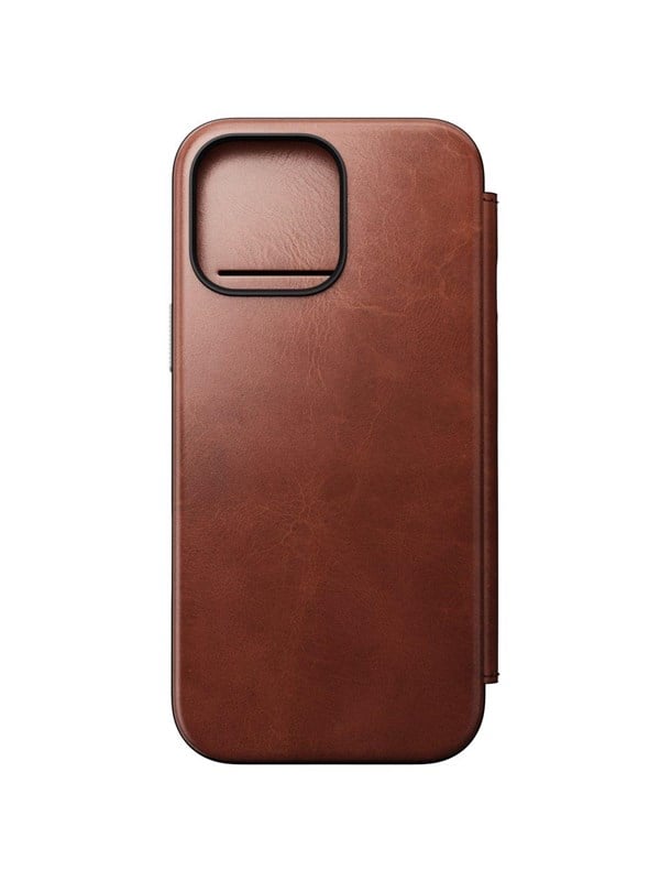 Nomad Modern Leather Folio - iPhone 16 Pro Max | Olde Dublin | Horween