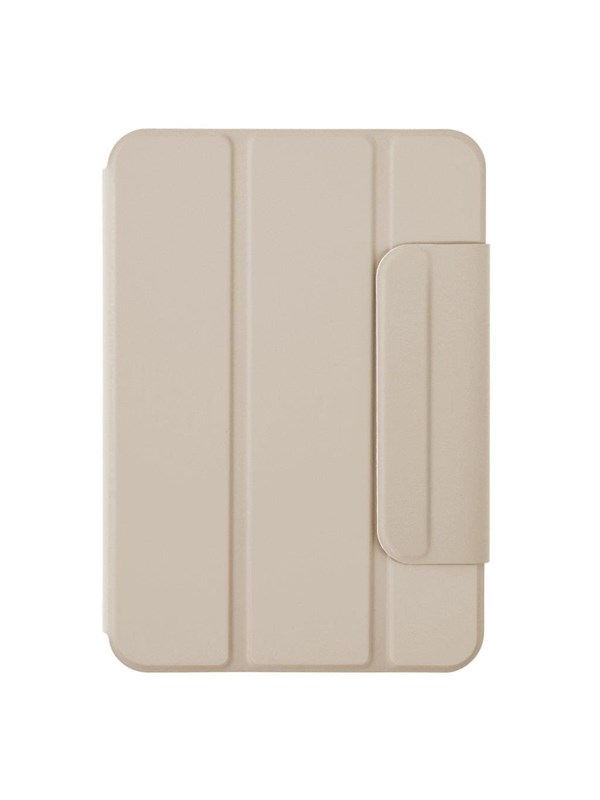 Pomologic - BookCover w Mag for iPad Mini 7th Gen Ivory