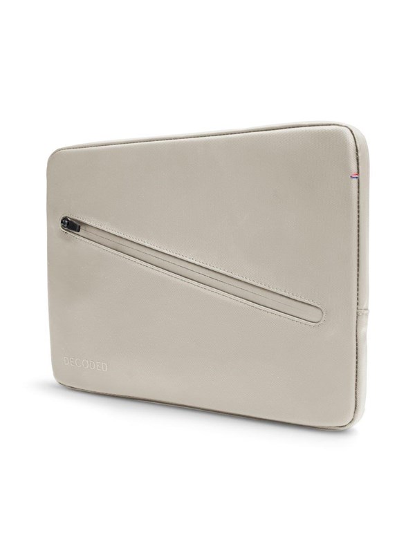 Decoded Macbook Pro sleeve 15/16 w zipper Clay