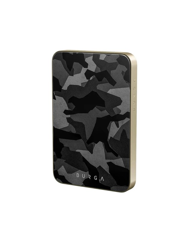 Burga Night Black Camo - MagSafe Power Bank 5000 mAh Gold - 5000 mAh