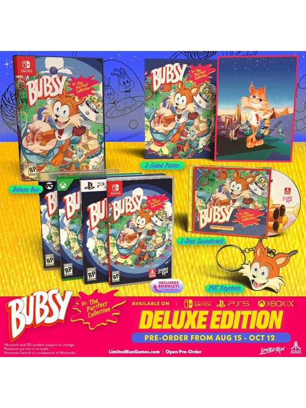 Bubsy in: The Purrfect Collection (Deluxe Edition) - Nintendo Switch - Kokoelma