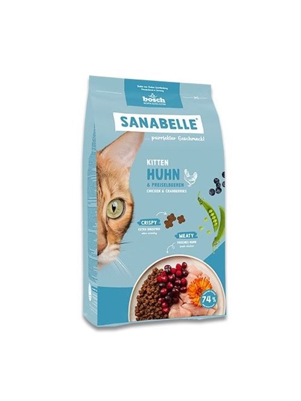 Bosch Sanabelle Life Kitten chicken & cranberries - dry cat food - 8kg