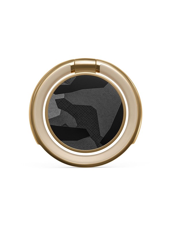 Burga Night Black Camo - Universal Ring Holder Gold