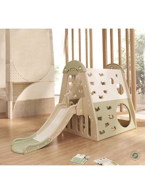 Elite Toys Kids Zone aktiviteettitalo liukumäellä ja keinulla