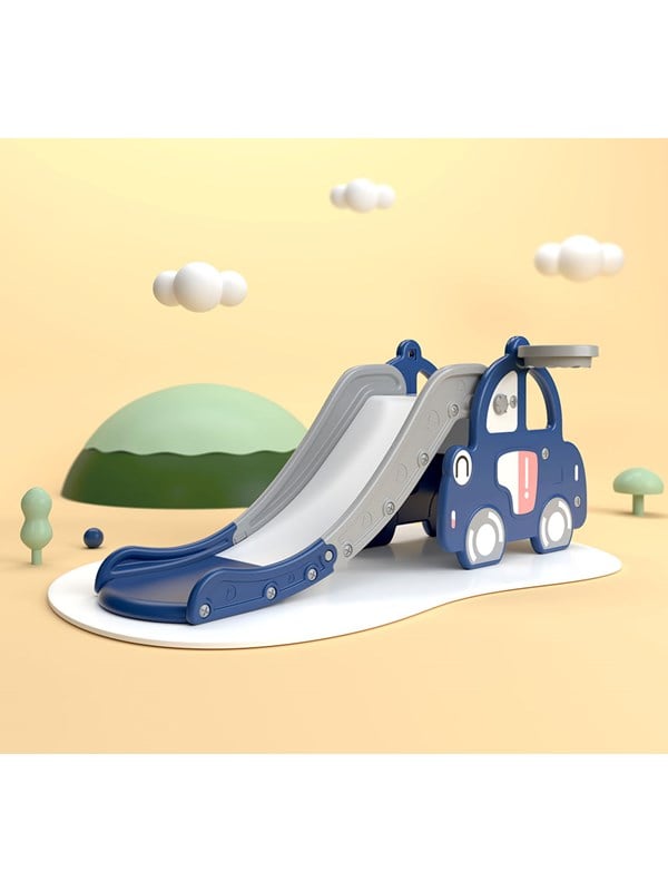 Elite Toys Kids Zone auto liukumäellä ja koripallolla
