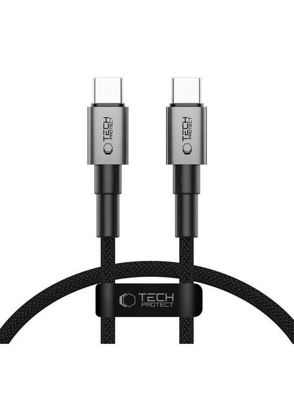 Tech-Protect UltraBoost USB-C DNA PD60W/3A Cable 25 cm - Grey