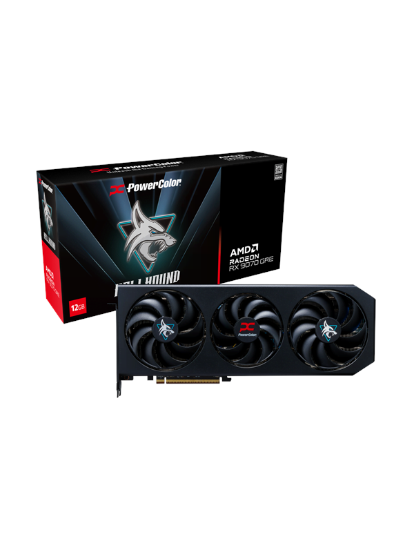 PowerColor Radeon RX 9070 GRE Hellhound - 12GB GDDR6 RAM - Näytönohjaimet