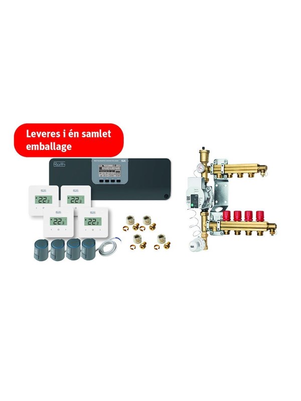 Roth Touchline SL complete wireless heating package, 2 rooms