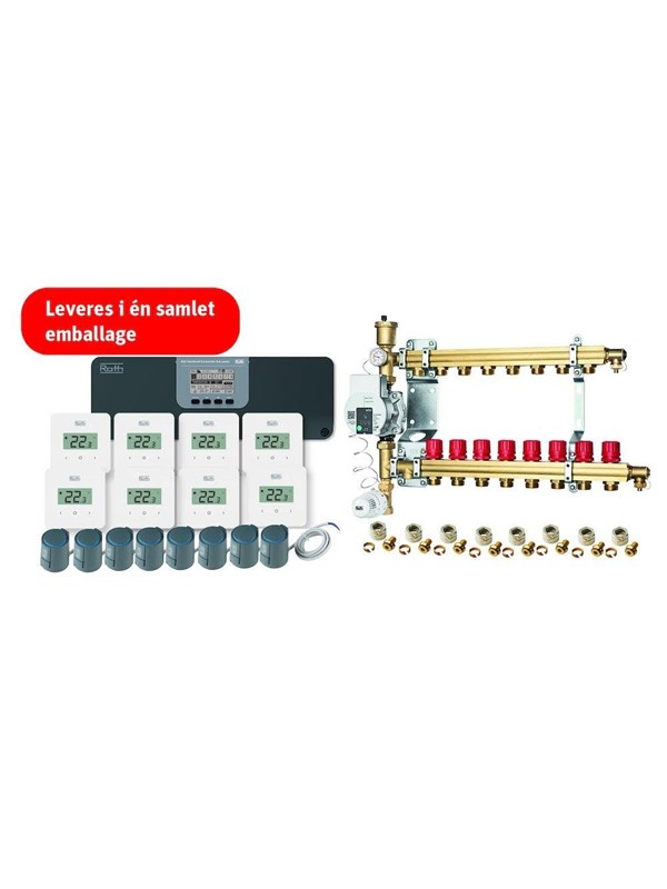 Roth Touchline SL complete wireless heating package, 8 rooms