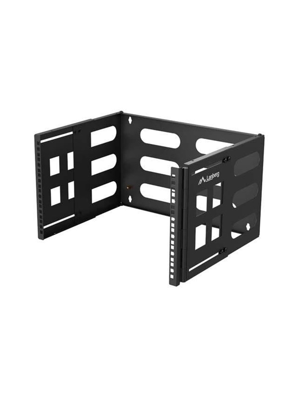 Lanberg - rack wall mount - folding 497X400/240 - 6U