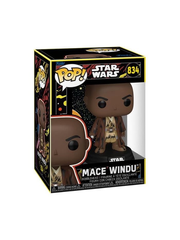 Funko! - Funko POP Vinyl SW MtF S2 Mace Windu Retro
